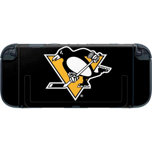 NHL Pittsburgh Penguins Solid Background Nintendo Switch 2 (2025) with Joy-Con Skin